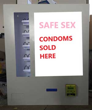 Condom Vending Machine for Sale - Wall Mounted