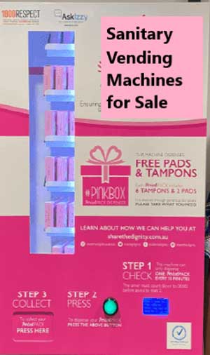 Sanitary Vending Machines for Sale
