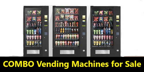COMBO Vending Machines for Sale - 3wide 4wide 5wide combo vending machines