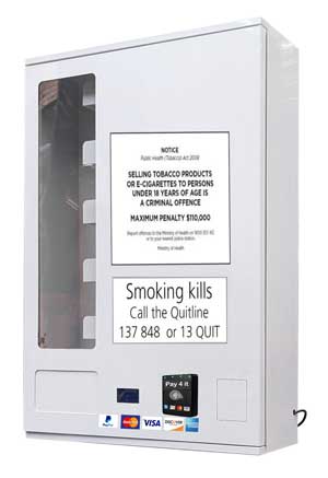 Cigarette Vending Machine for Sale - Wall Mounted Generic White