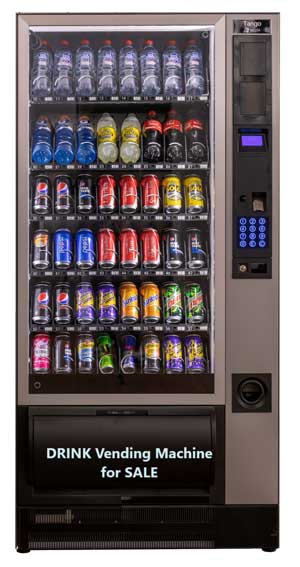 Drink Vending Machine for Sale - Tango 48 selections 290 drinks cans bottles