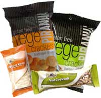 Healthy vending machine snack products