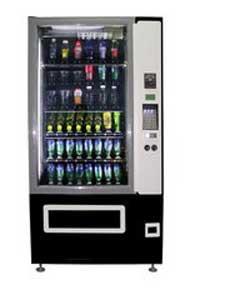 Live display cold drink vending machine