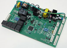 Refrigeration control board for vending machines