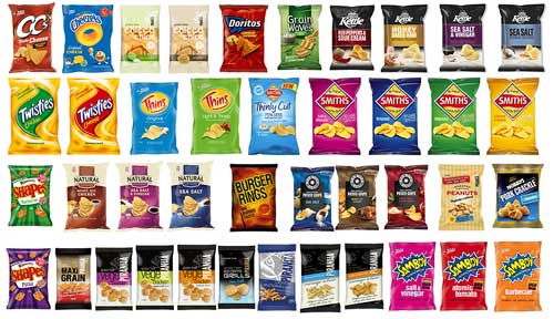 Vending Machine Products - Chips