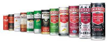 alcohol drinks cans sell in alchol vending machines