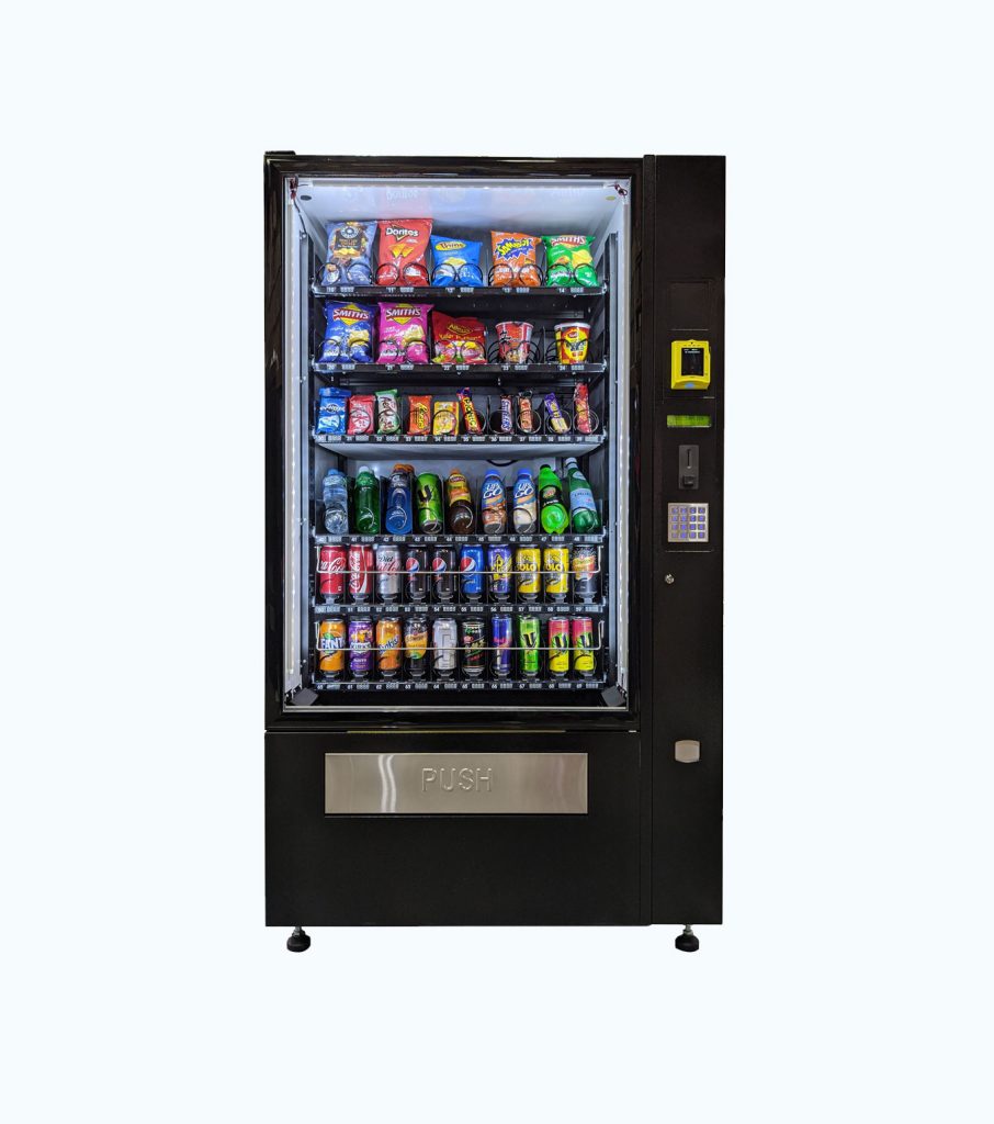 Vending machine repairs and maintenance in Australia — chilled combo vending machine we service
