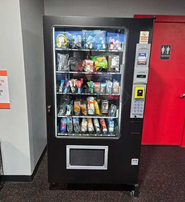 2nd hand combination vending machine - installed in Sydney factory 2nd hand combination vending machine - installed in Sydney factory