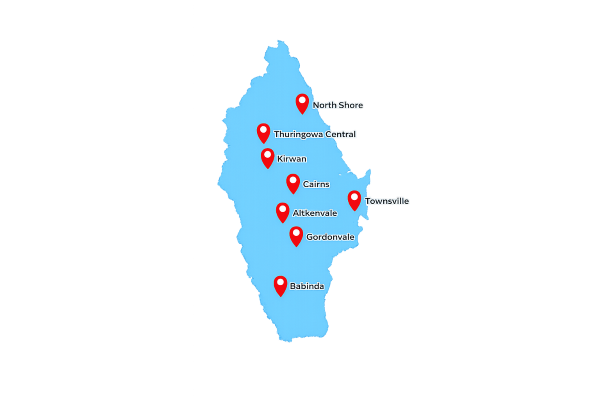 Map - Townsville Vending Machines - Service Areas Map - Townsville Vending Machines - Service Areas