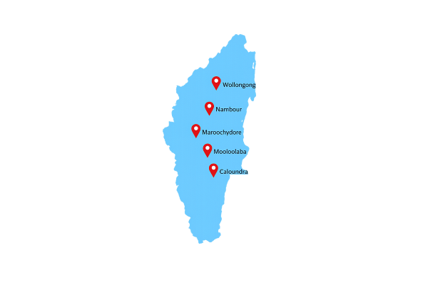 Map - Wollongong Vending Machines - Service Areas Map - Wollongong Vending Machines - Service Areas