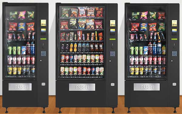 New Vending Mchines For Sale VM Series 3 Combination Machines 3W 4W 5W