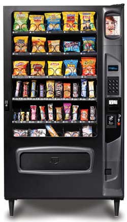 Used Snack Vending Machine - usi chilled Used Snack Vending Machine - usi chilled