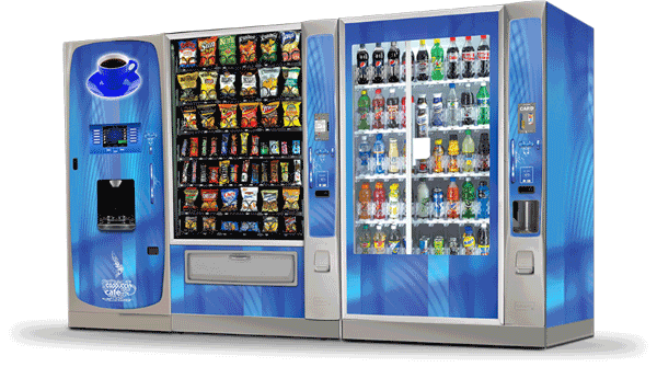 Used Vending Machines - 3 inline - coffee drink bottles